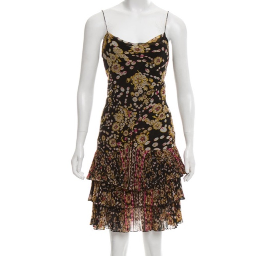 Diane von Furstenberg DVF Couralie Silk Dress Tier